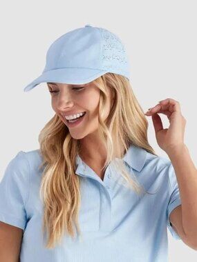 Freely Women's Anna Cap Running Perforated Adjustable Recycled Light Blue OSFM